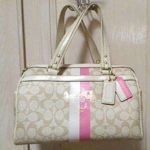 Rare, Limited Edition Coach Heritage Stripe