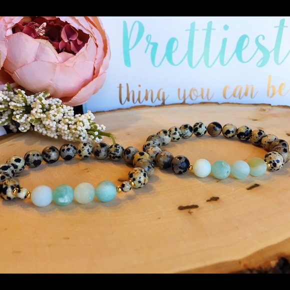 GORGEOUS Dalmatian Stretch Bracelets - Picture 3 of 4