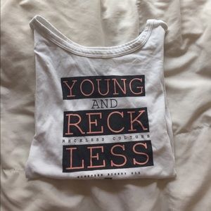 Young & reckless croptop