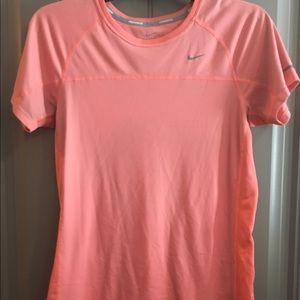 Coral dry fit Nike shirt