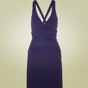 TART maxi dress in dark purple/navy