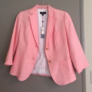 Talbots linen blazer Size 6