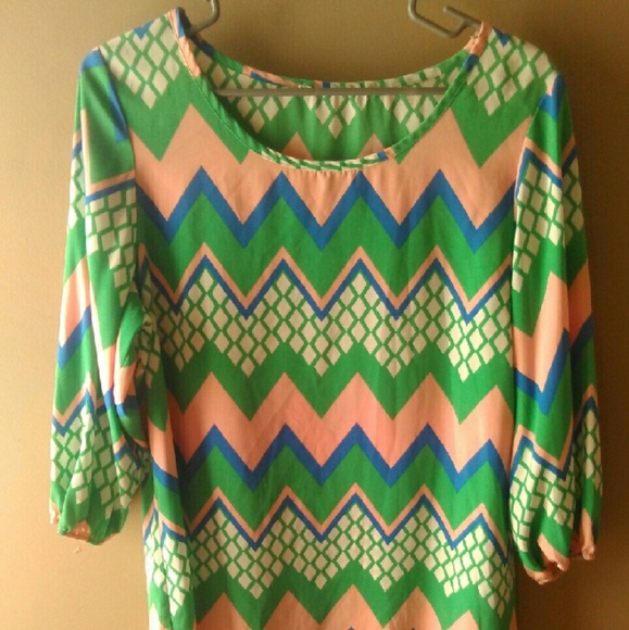 Boutique Chevron Top