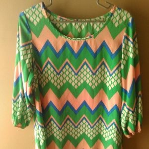 Boutique Chevron Top