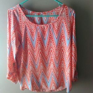 Boutique Chevron Blouse