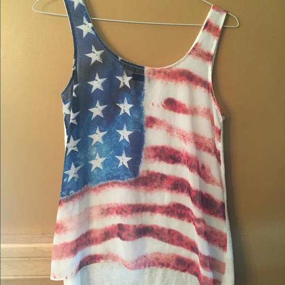 Barely worn Venus American flag tank top.