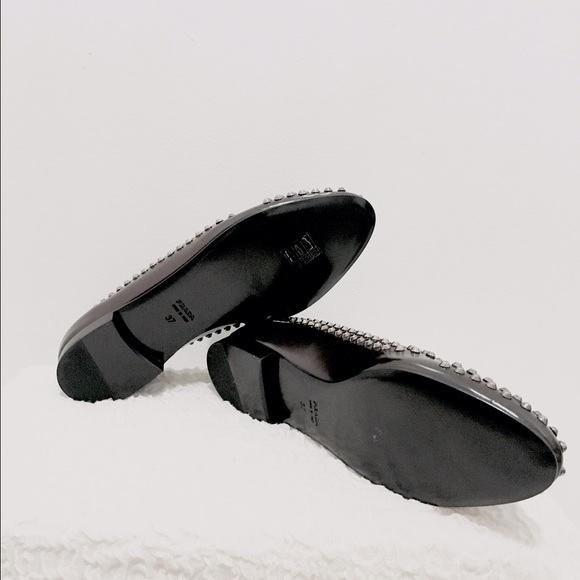 PRADA STUD-EMBELLISHED LOAFERS - Picture 2 of 4