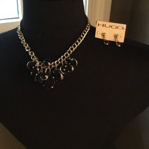 NWT Hugo necklace and earring set
