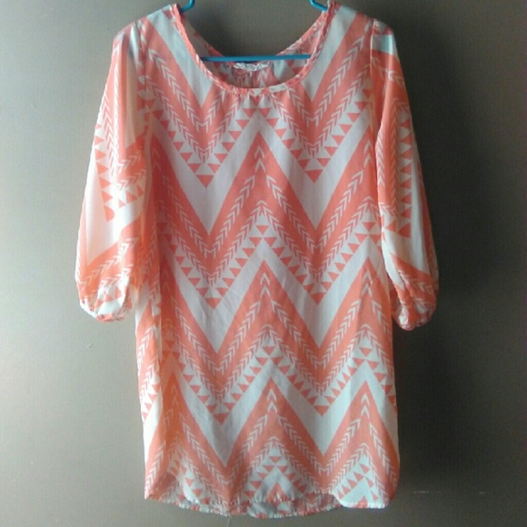 Peach Boutique Tunic SOLD