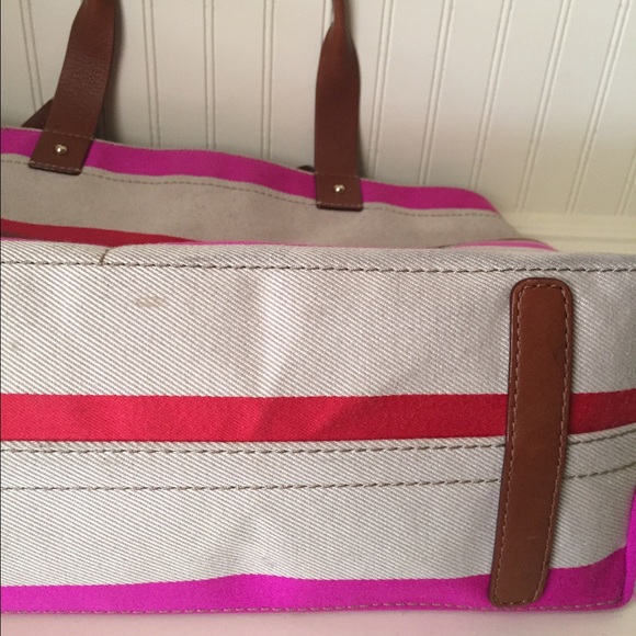 Kate Spade Striped Oak Island Magazine Tote - Picture 4 of 4