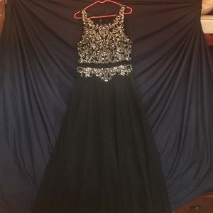 Black Sequin Dress