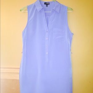 The Limited sleeveless shirt dress