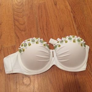Victoria's Secret bandeau top with gems