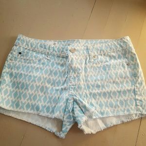 Gap cutoff shorts
