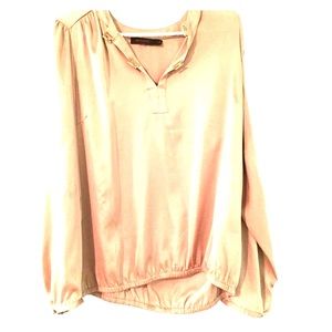 Gold long sleeve blouse
