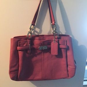 Coach Genuine Leather Rose Pink Purse