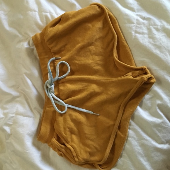Yellow shorts