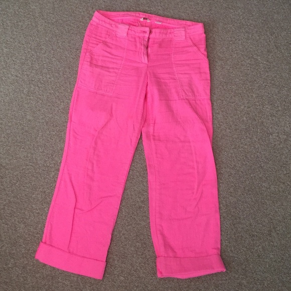 Pink Jcrew city fit pants. Size 8. Barely worn.