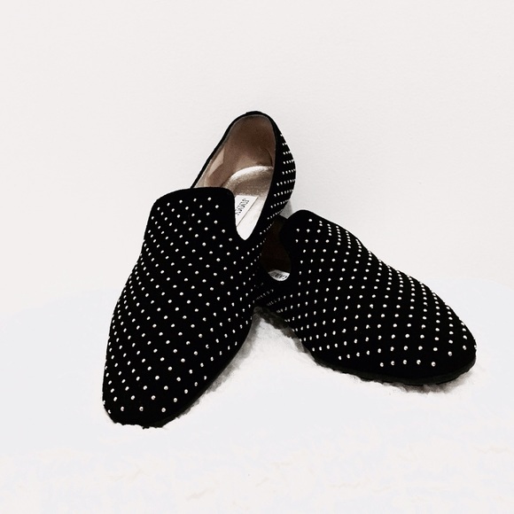 Jimmy CHOO SUEDE STUD-EMBELLISHED LOAFERS - Picture 1 of 3