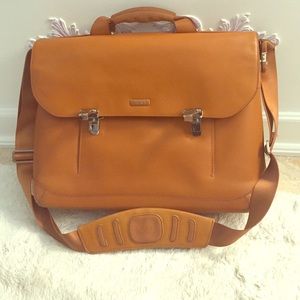 Tumi camel colored briefcase!