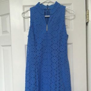 Beautiful Blue Lilly Crochet Dress