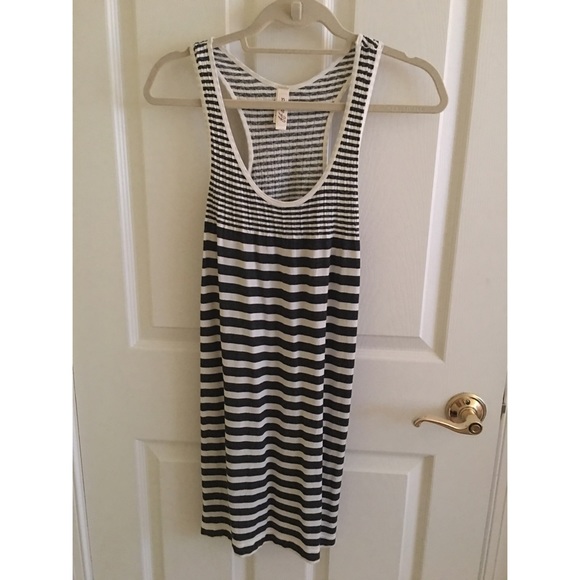 Striped dress size small