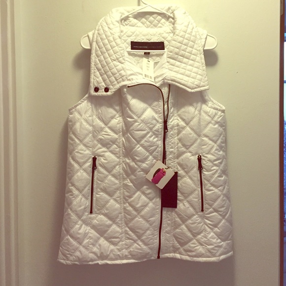 Marc New York White Vest size Medium