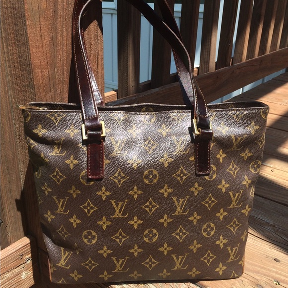 🚫SOLD🚫Dyed Louis Vuitton Cabas Mezzo