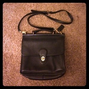 Black Coach Crossbody Handbag