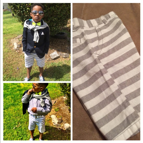Striped shorts!