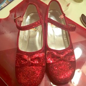 Ruby slippers from Amazon worn last Xmas