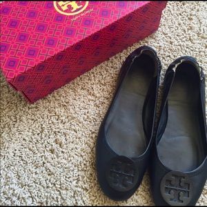 Tory Burch Minnie Ballet Flats - Black