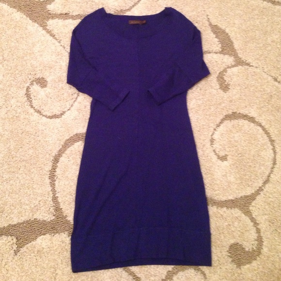 The Limited Blue Sweater Dress