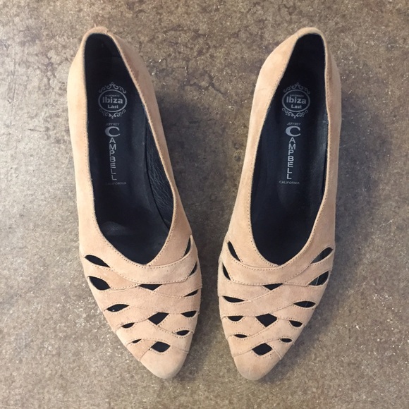 Jeffrey Campbell Tan Suede Shoes