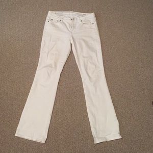 Jcrew white jeans - boot cut - Size 30 Regular