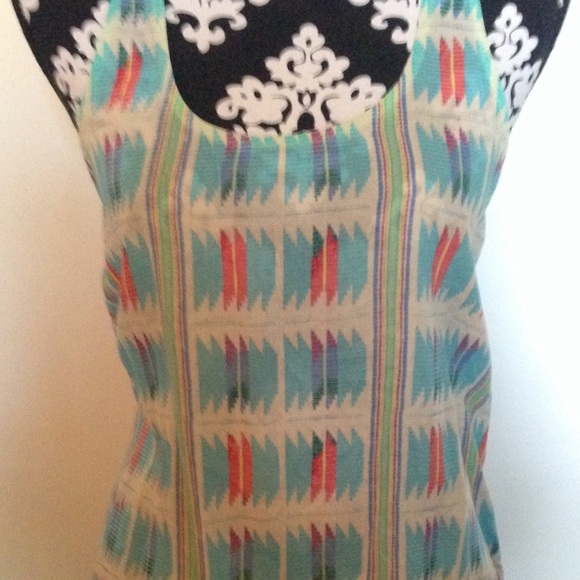 Colorful American Eagle Razorback Tank Top - Picture 2 of 4