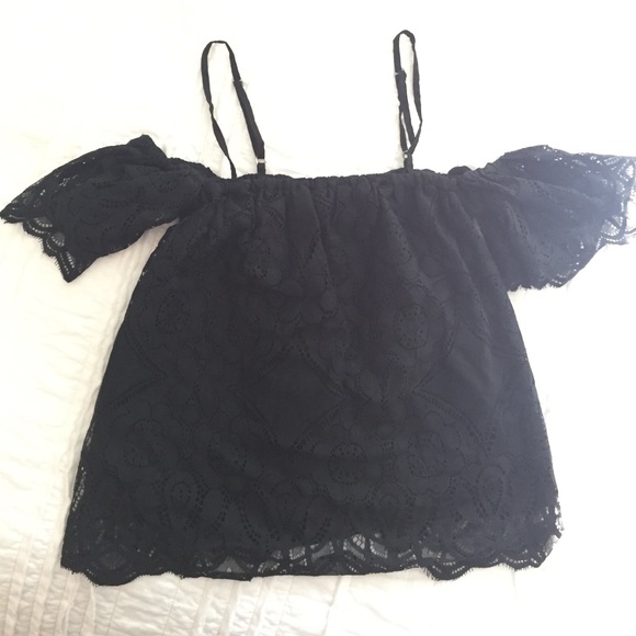 Off the Shoulder Lace Top