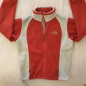 North face zip up fleece jacket