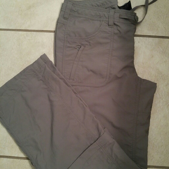 Gray North Face Convertible Pants