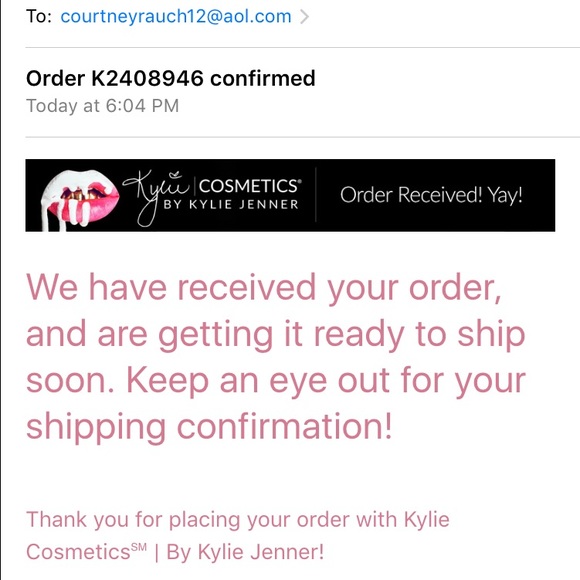 Kylie Birthday Makeup Bag - Picture 2 of 3