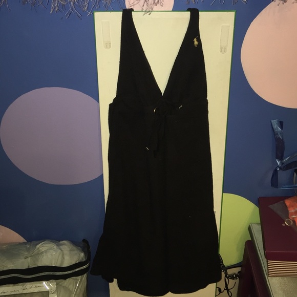 Terricloth bathing suit cover up