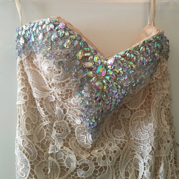 Strapless Evening Gown