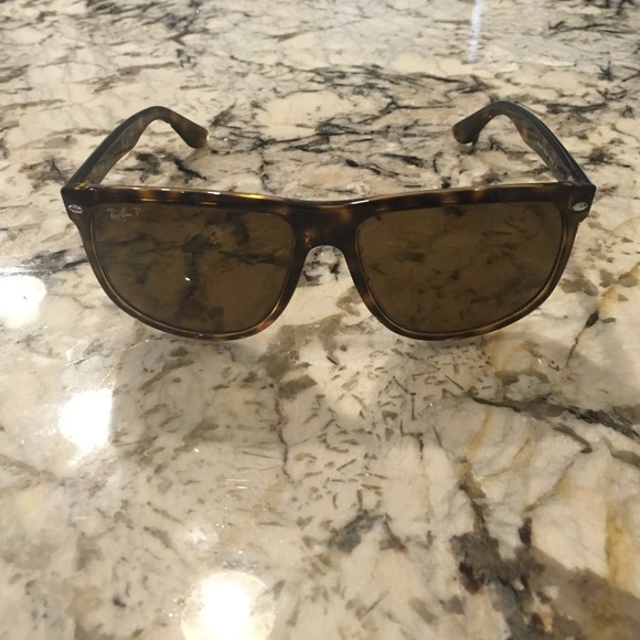 Ray bans tortoise polarized boyfriend wayfarers