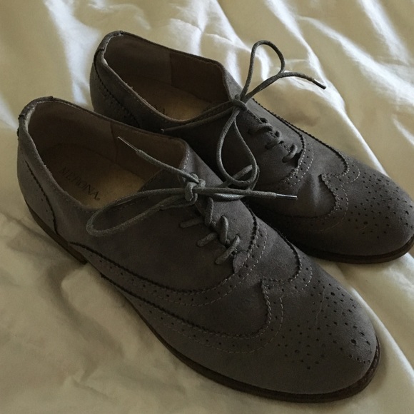 Gray oxfords