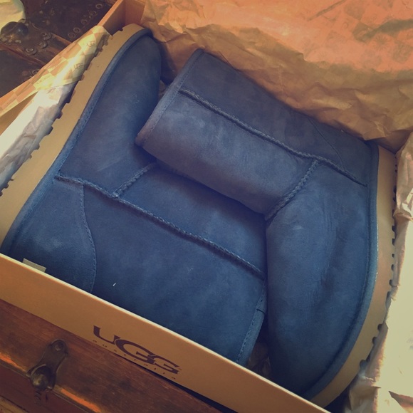 UGG Shoes - Navy Blue Ugg Boots (short)