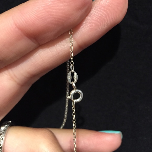 CZ Sapphire Necklace - Picture 3 of 4