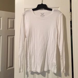 Faded Glory white long sleeve shirt
