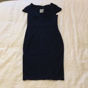 ASOS bodycon navy dress