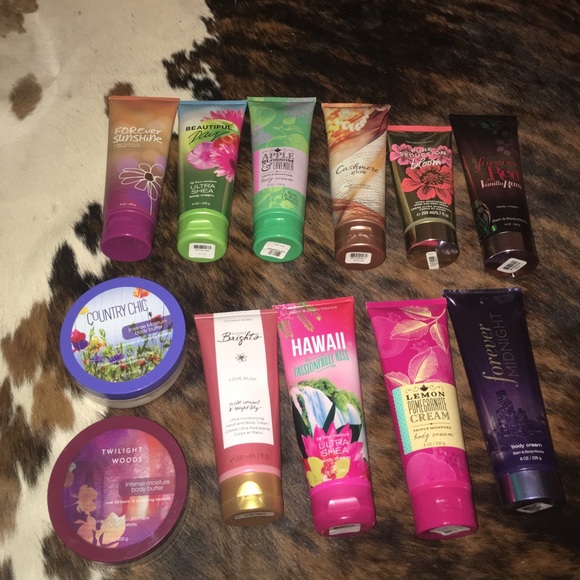 BBW VS lotions