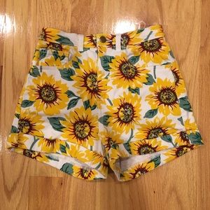 Sunflower American Apparel High Waisted Shorts